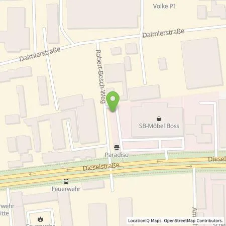 Standortübersicht der Tankstelle Allego GmbH in 38446 Wolfsburg