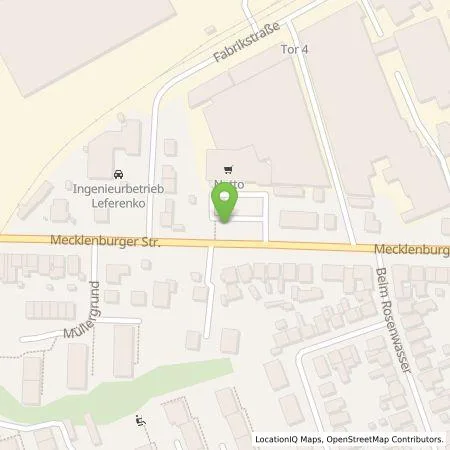 Standortübersicht der Tankstelle Vattenfall Smarter Living GmbH in 23568 Lübeck