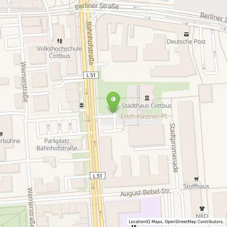 Standortübersicht der Tankstelle Lausitz Energie Kraftwerke AG in 03046 Cottbus