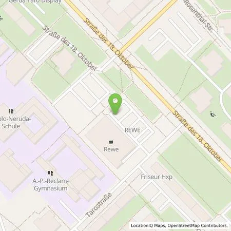 Standortübersicht der Tankstelle Allego GmbH in 04103 Leipzig