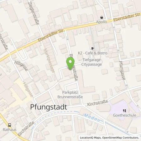 Standortübersicht der Tankstelle Entega Plus GmbH in 64319 Pfungstadt