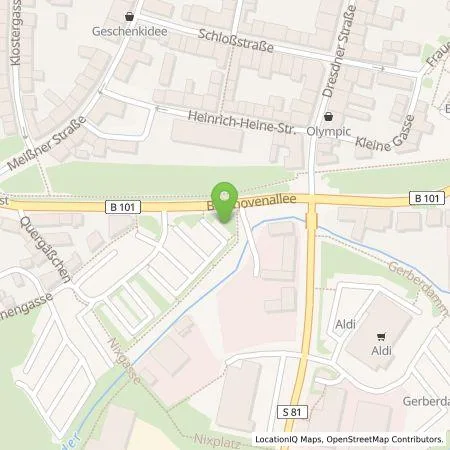 Standortübersicht der Tankstelle SachsenEnergie AG in 01558 Großenhain