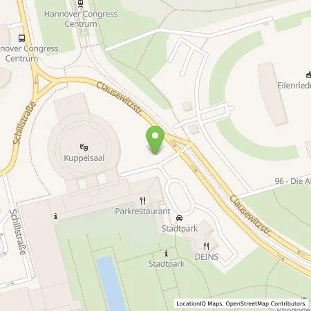 Standortübersicht der Tankstelle enercity AG in 30175 Hannover