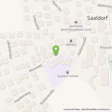 Standortübersicht der Tankstelle Sparkasse Berchtesgadener Land in 83416 Saaldorf-Surheim