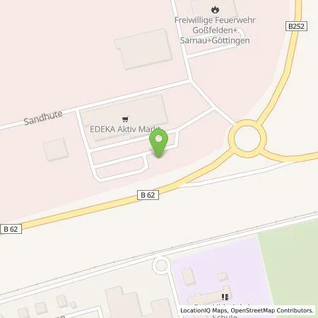 Standortübersicht der Tankstelle TEAG Mobil GmbH in 35094 Lahntal