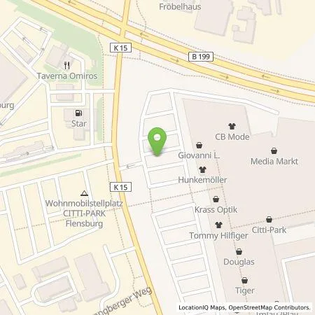 Standortübersicht der Tankstelle Stadtwerke Kiel AG in 24941 Flensburg