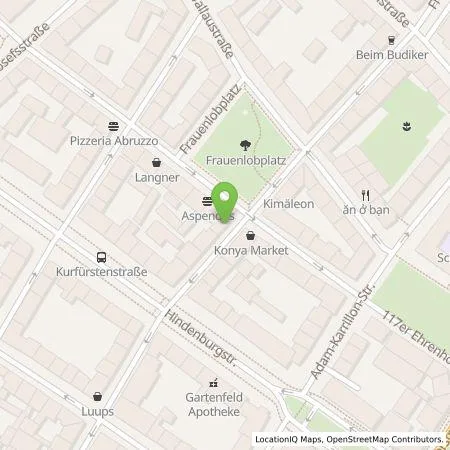 Standortübersicht der Tankstelle eze.network GmbH in 55118 Mainz