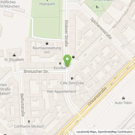 Standortübersicht der Tankstelle SWM Versorgungs GmbH in 81667 München