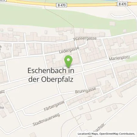 Standortübersicht der Tankstelle Stadtwerke Amberg Bäder und Park GmbH in 92676 Eschenbach i.d.OPf.