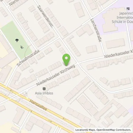 Standortübersicht der Tankstelle Stadtwerke Düsseldorf AG in 40547 Düsseldorf
