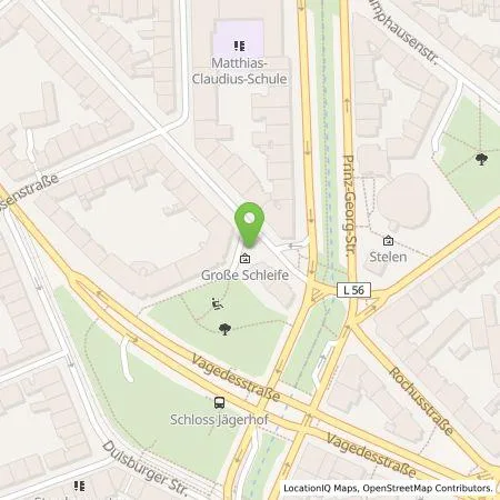 Standortübersicht der Tankstelle Stadtwerke Düsseldorf AG in 40479 Düsseldorf