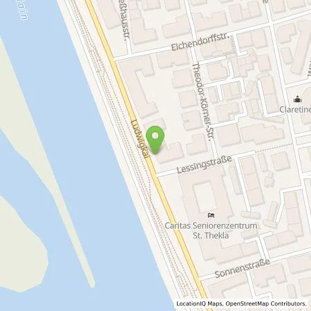 Standortübersicht der Tankstelle Stadtwerke Würzburg AG in 97072 Würzburg