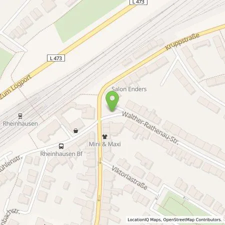 Standortübersicht der Tankstelle Stadtwerke Duisburg AG in 47229 Duisburg