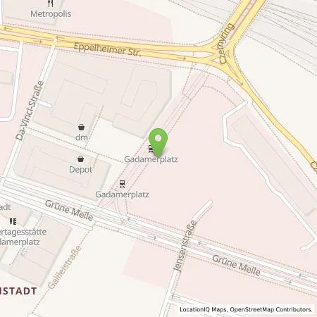 Standortübersicht der Tankstelle TankE GmbH in 69115 Heidelberg