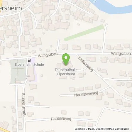 Standortübersicht der Tankstelle Überlandwerk Schäftersheim GmbH & Co. KG in 97990 Weikersheim