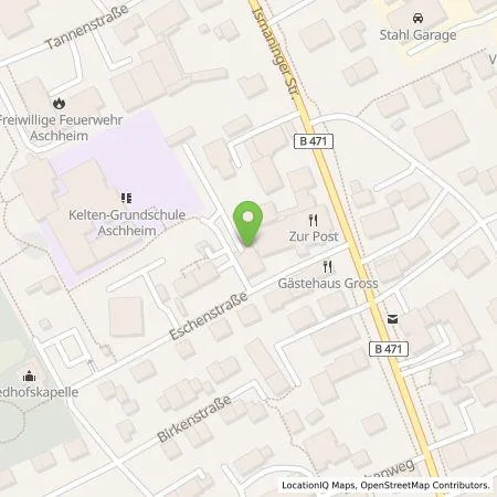 Standortübersicht der Tankstelle E.ON Drive GmbH in 85609 Aschheim