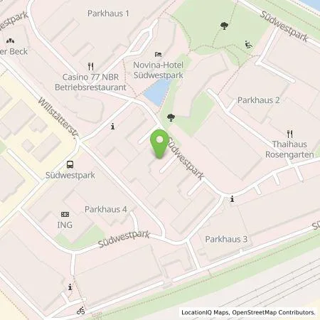 Standortübersicht der Tankstelle N-ERGIE Aktiengesellschaft in 90449 Nürnberg