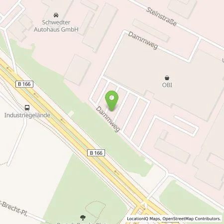 Standortübersicht der Tankstelle Pfalzwerke AG in 16303 Schwedt /Oder