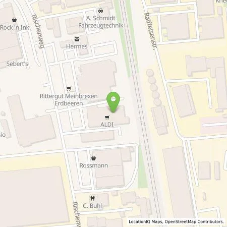 Standortübersicht der Tankstelle ALDI Nord Deutschland Stiftung & Co. KG in 37124 Rosdorf
