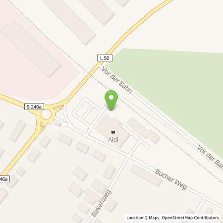 Standortübersicht der Tankstelle ALDI Nord Deutschland Stiftung & Co. KG in 39164 Wanzleben-Börde