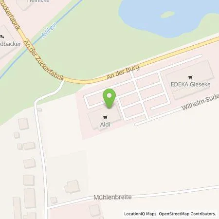 Standortübersicht der Tankstelle ALDI Nord Deutschland Stiftung & Co. KG in 39356 Weferlingen