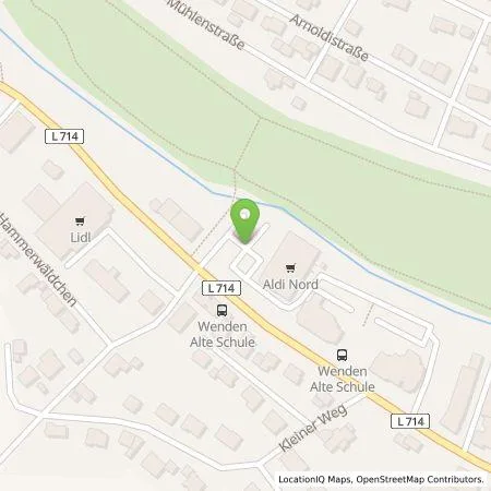 Standortübersicht der Tankstelle ALDI Nord Deutschland Stiftung & Co. KG in 57482 Wenden