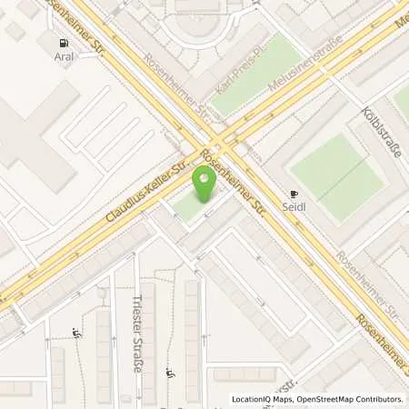 Standortübersicht der Tankstelle SWM Versorgungs GmbH in 81669 München