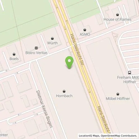 Standortübersicht der Tankstelle Pfalzwerke AG in 81249 München