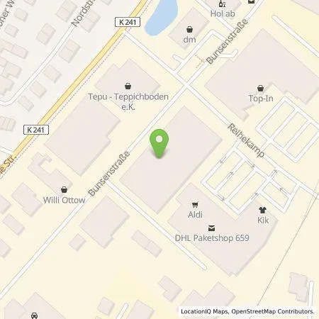 Standortübersicht der Tankstelle ALDI Nord Deutschland Stiftung & Co. KG in 30890 Barsinghausen