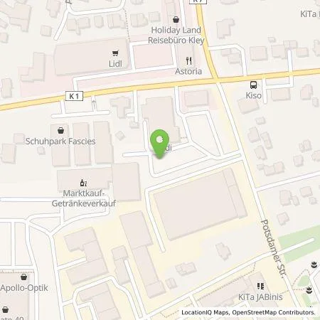 Standortübersicht der Tankstelle ALDI Nord Deutschland Stiftung & Co. KG in 33605 Bielefeld