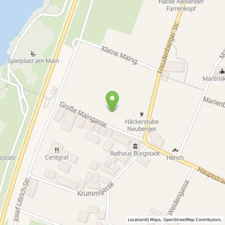 Standortübersicht der Tankstelle EMB Energieversorgung Miltenberg - Bürgstadt GmbH & Co. KG in 63927 Bürgstadt