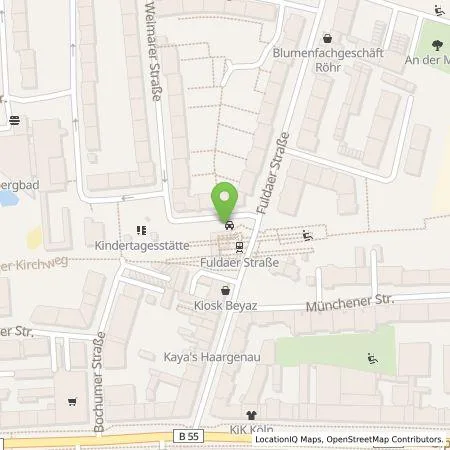 Standortübersicht der Tankstelle TankE GmbH in 51103 Köln