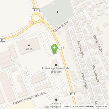 Standortübersicht der Tankstelle TEAG Mobil GmbH in 99189 Elxleben