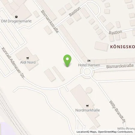 Standortübersicht der Tankstelle Hotel Hansen Inh. Andreas Rieck in 24768 Rendsburg