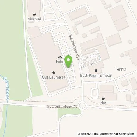 Standortübersicht der Tankstelle Pfalzwerke AG in 72116 Mössingen