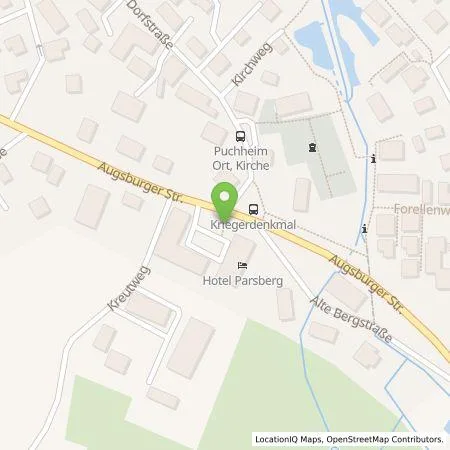Standortübersicht der Tankstelle Hotel Parsberg, Einzelunternehmen in 82178 Puchheim
