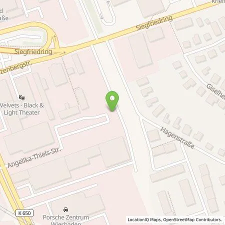 Standortübersicht der Tankstelle Pfalzwerke AG in 65187 Wiesbaden