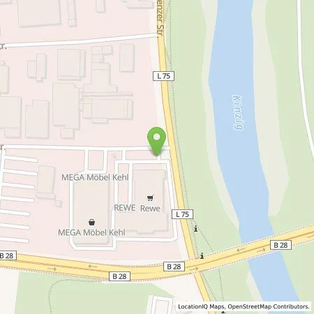 Standortübersicht der Tankstelle Pfalzwerke AG in 77694 Kehl