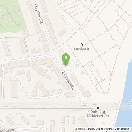 Standortübersicht der Tankstelle Stadtwerke Duisburg AG in 47138 Duisburg