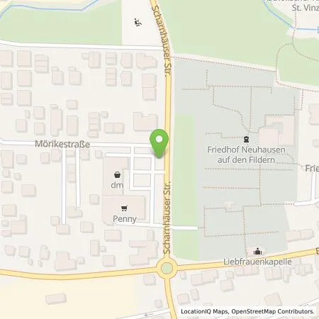 Standortübersicht der Tankstelle EnBW mobility+ AG und Co.KG in 73765 Neuhausen auf den Fildern