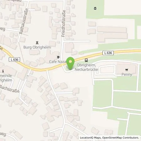 Standortübersicht der Tankstelle EnBW mobility+ AG und Co.KG in 74847 Obrigheim