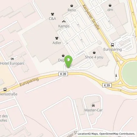 Standortübersicht der Tankstelle EWE Go GmbH in 50170 Kerpen