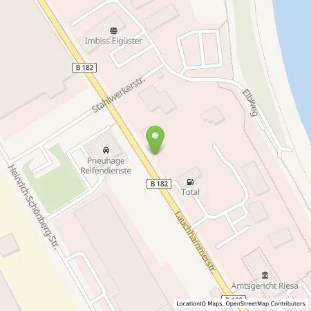 Standortübersicht der Tankstelle TotalEnergies Charging Solutions Deutschland GmbH in 01591 Riesa