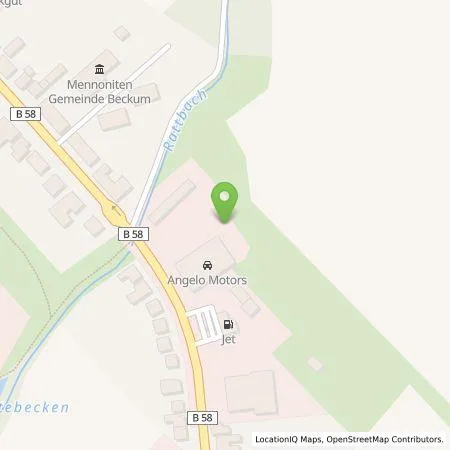 Standortübersicht der Tankstelle TotalEnergies Charging Solutions Deutschland GmbH in 59269 Beckum