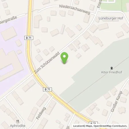 Standortübersicht der Tankstelle EnBW mobility+ AG und Co.KG in 29633 Munster