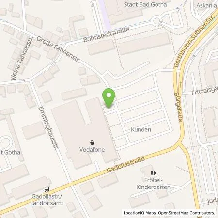 Standortübersicht der Tankstelle Kaufland Dienstleistung GmbH & Co. KG in 99867 Gotha