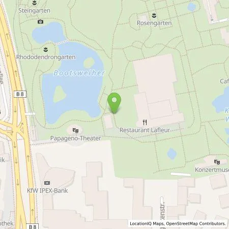 Standortübersicht der Tankstelle Gesellschaftshaus Palmengarten GmbH & Co.KG in 60325 Frankfurt am Main