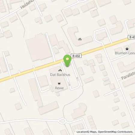 Standortübersicht der Tankstelle EnBW mobility+ AG und Co.KG in 22851 Norderstedt