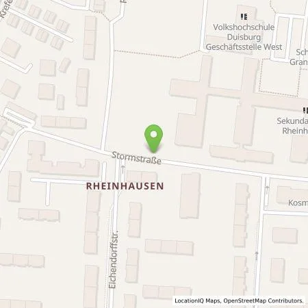 Standortübersicht der Tankstelle Stadtwerke Duisburg AG in 47226 Duisburg