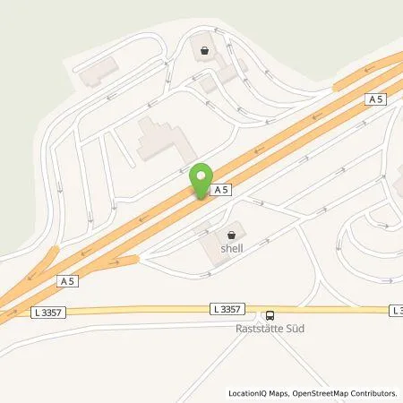 Standortübersicht der Tankstelle IONITY GmbH in 35305 Gruenberg